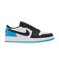Jordan 1 Retro Low OG Black Dark Powder Blue (GS)