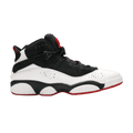 Jordan 6 Rings Black White Gym Red