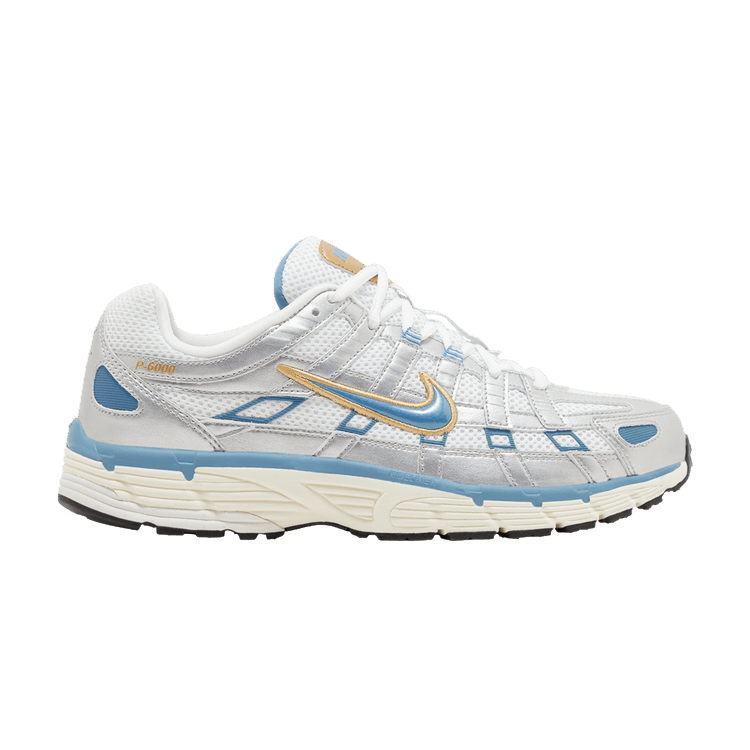 Nike P-6000 Metallic Silver Aegean Storm