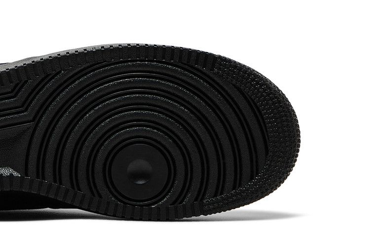 Nike Air Force 1 Low .SWOOSH Dirty Triple Black