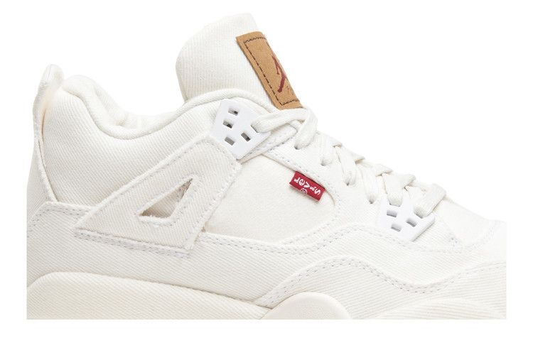 Jordan 4 Retro Levi's White (GS) (Levi's Tag)