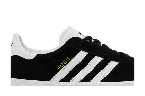 adidas Gazelle Core Black Cloud White Gold Metallic (GS)