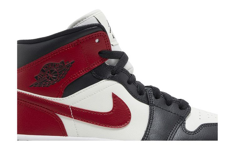 Jordan 1 Mid Gym Red Off Noir (Women's)