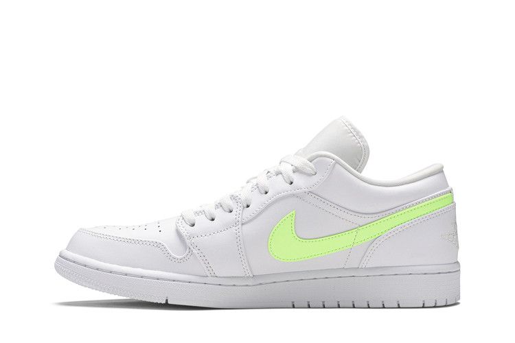 Jordan 1 Low White Multi-Color Swoosh
