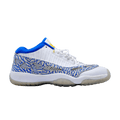 Jordan 11 Retro Low IE White Argon Blue (GS)