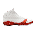 Jordan 23 White Varsity Red
