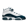 Jordan 6 Rings White Metallic Gold Armory Navy (GS)