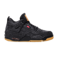 Jordan 4 Retro Levi's Black (GS) (Levi's Tag)