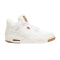 Jordan 4 Retro Levi's White (GS) (Levi's Tag)