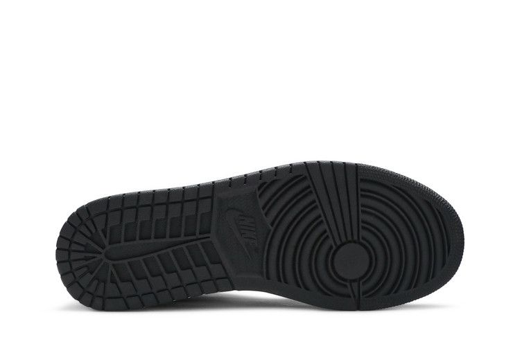 Jordan 1 Low Brushstroke Swoosh Black
