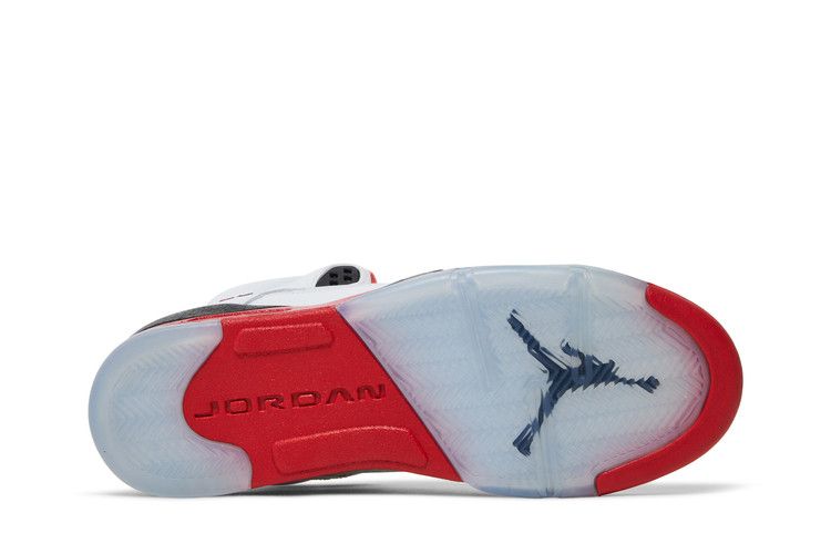 Jordan 5 Retro Fire Red Black Tongue (2013) (GS)