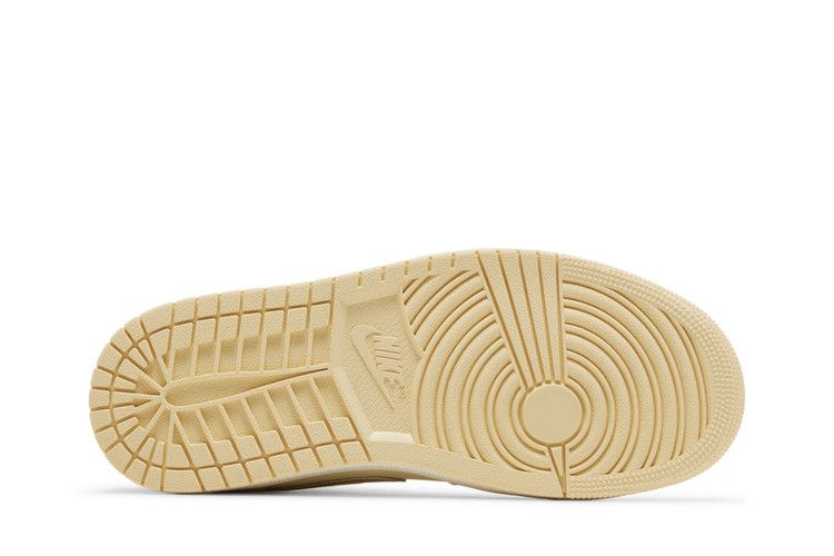 Jordan 1 Mid SE Pale Vanilla Metallic Gold (Women's)