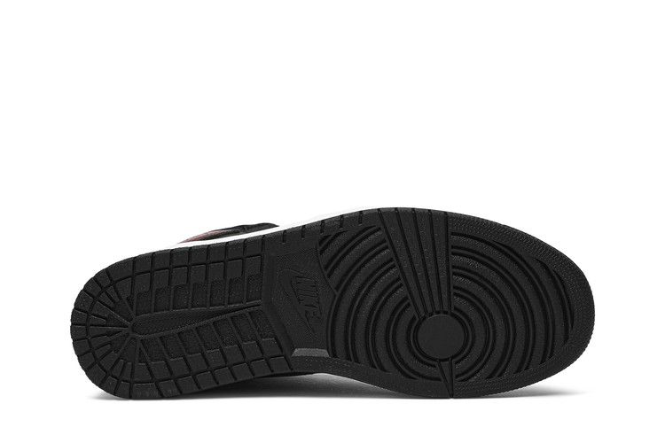 Jordan 1 Retro High Black Satin Gym Red