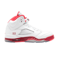 Jordan 5 Retro White Scarlet Fire (GS)
