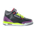 Jordan 3 Retro Black Atomic Red Volt (GS)