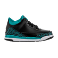Jordan 3 Retro Black Metallic Gold Rio Teal (PS)