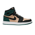 Jordan 1 Retro High Bio Beige Anthracite Mystic Green (Women's)
