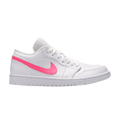 Jordan 1 Low White Multi-Color Swoosh