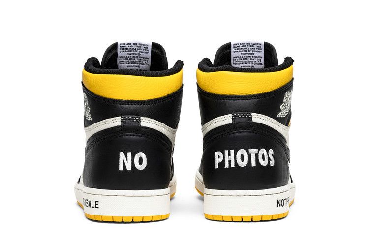 Jordan 1 Retro High Not for Resale Varsity Maize