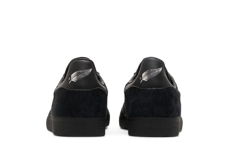 adidas Gazelle All Black Silver Metallic