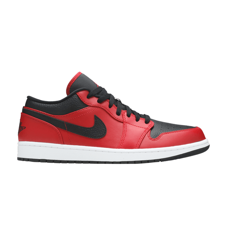 Jordan 1 Low Reverse Bred Pebbled Swoosh