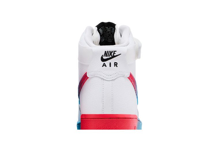Nike Air Force 1 High Gradient White Blue Fury Ember Glow