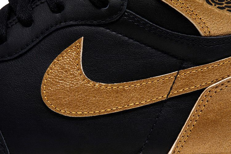 Jordan 1 Retro High OG Black Metallic Gold