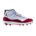 Jordan 11 Retro Cleat White Red