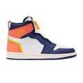 Jordan 1 Retro High Zip Blue Void Turf Orange (Women's)