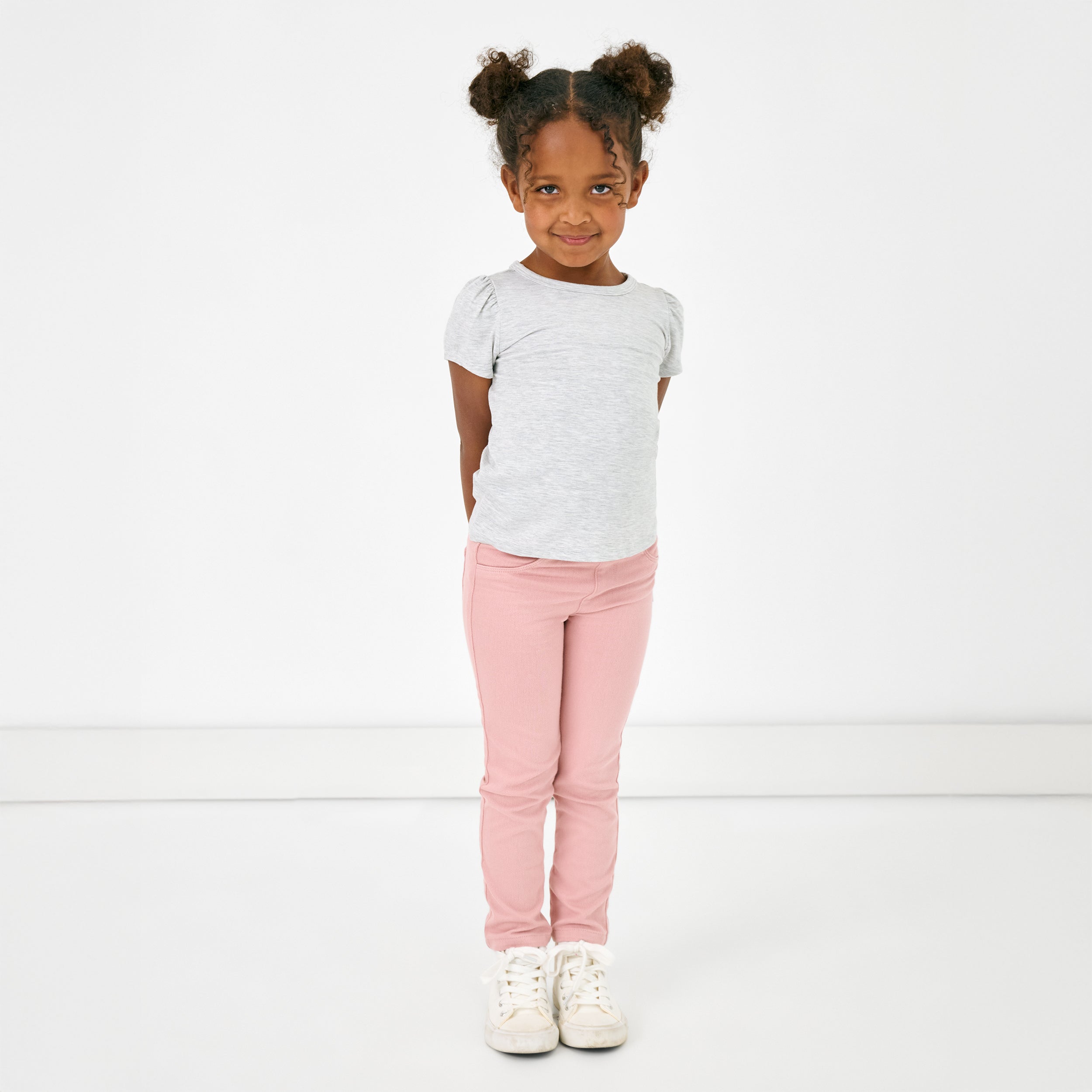Mauve Blush Denim Jegging