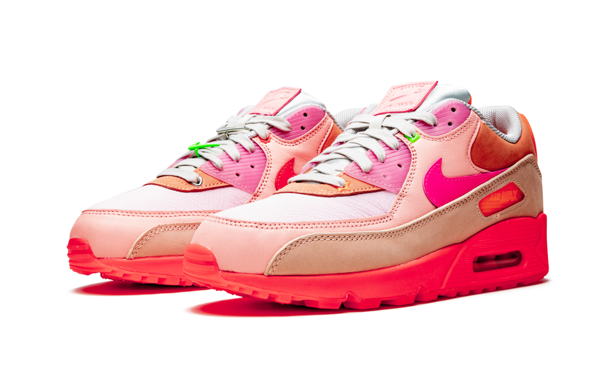 AIR MAX 90 PRM WMNS "Platinum Crimson/Bright Purple"