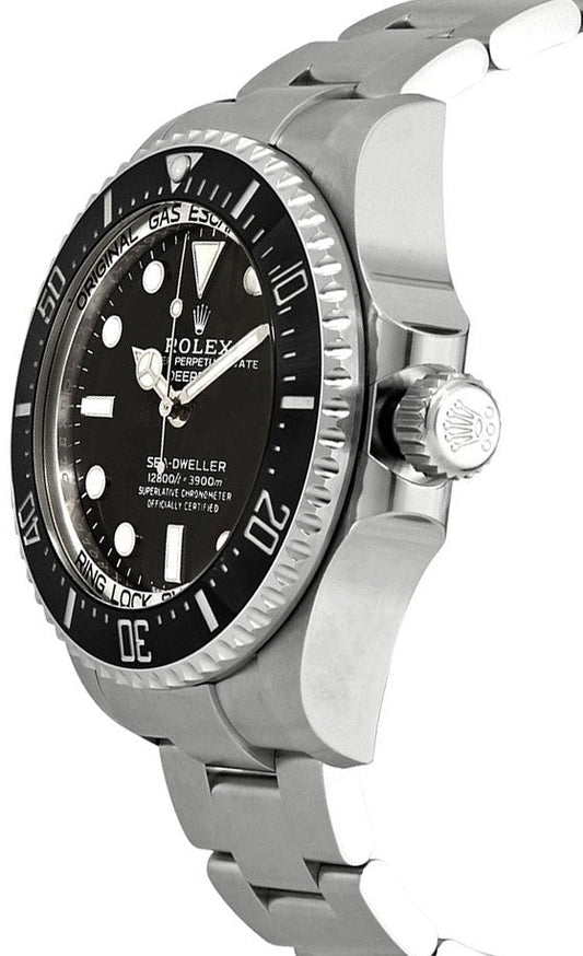Rolex Sea-Dweller Deepsea Black Sea-Dweller Dial Oyster Steel Men's Watch 126660-0001