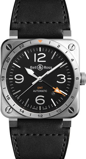 Bell & Ross Aviation Instruments BR0393-GMT-ST/SCA